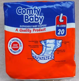 供應(yīng)Comtybaby多種包裝的嬰兒紙尿褲