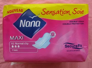 供應(yīng)Nana10片加厚棉質(zhì)快易衛(wèi)生巾