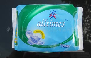 供應(yīng)alltimes7片320mm快易超薄衛(wèi)生巾