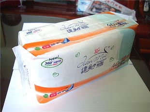 供應(yīng)40片健美芳園日夜組合綿面衛(wèi)生巾