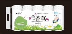 河南衛(wèi)生紙廠家供應-長衛(wèi)生紙-蘭香草長10卷