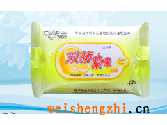 雙驕10片啟封果味檸檬濕巾