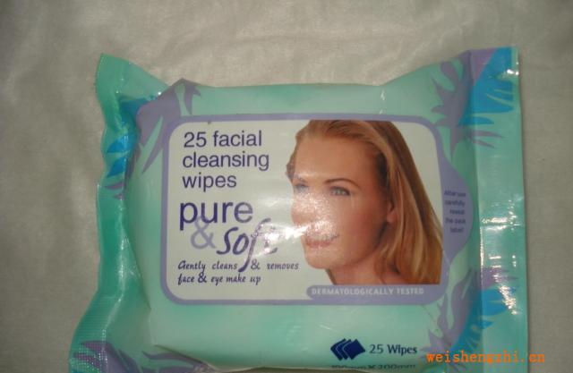 供應(yīng)10片女士卸妝濕巾，無紡布濕巾