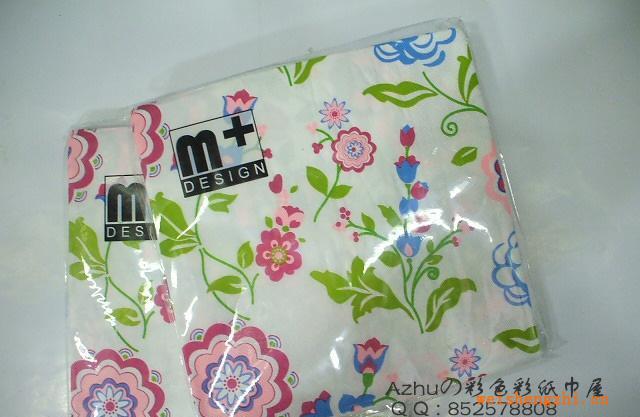 圖案印花餐巾紙，西餐廳紙巾　MY333001