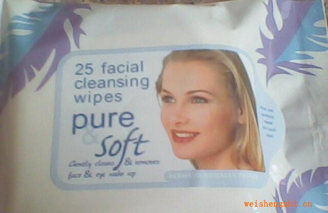 25片女士皮膚專用清潔濕巾