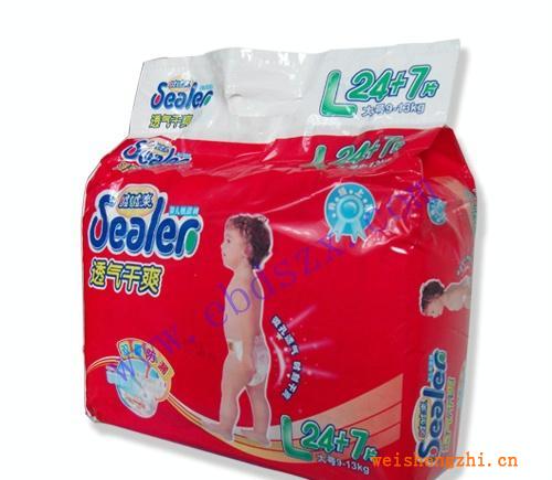 噓噓樂紙尿褲批發(fā)，L24+7片裝，透氣干爽裝