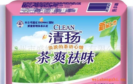 廠家直銷《清揚(yáng)系列》茶爽祛味30片絲薄棉護(hù)墊
