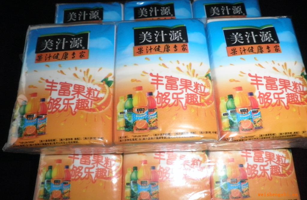 專業(yè)生產加工禮品用廣告手帕紙巾