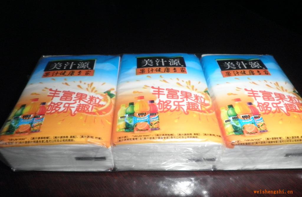 專業(yè)生產優(yōu)質吸濕性清香型廣告促銷手帕紙