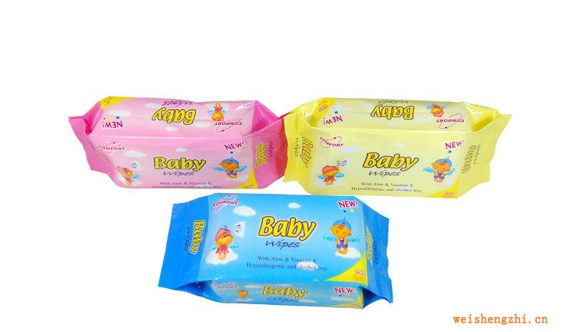 嬰兒濕巾/BABYWIPES---80抽嬰兒柔濕巾，護膚濕巾
