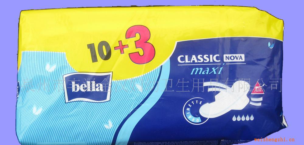 供應(yīng)Bella衛(wèi)生巾直條加厚284mm超強(qiáng)吸水