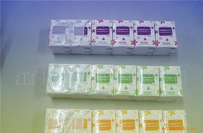 供應(yīng)100%純木漿迷你3層壓花手帕紙訂牌紙巾Hankies紙手帕紙巾