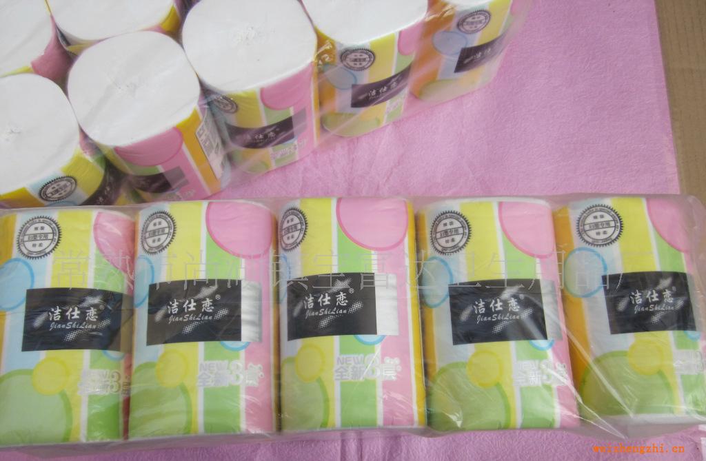 廠家直銷供應(yīng)潔仕戀無芯平紋卷紙衛(wèi)生紙厚實(shí)便宜紙巾