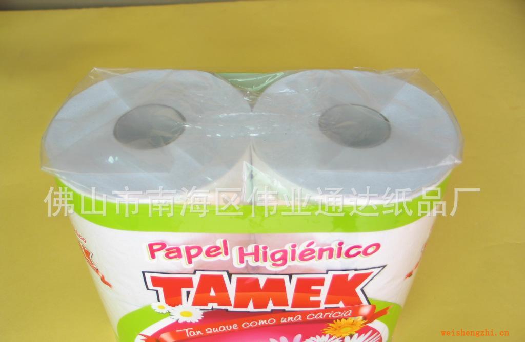 供應紙巾【4卷一包的出口包裝】