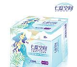 七度空間少女系列絹爽網(wǎng)面超長(zhǎng)夜用超薄衛(wèi)生巾338mm8片