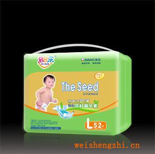 茶籽專利防紅屁屁紙尿褲/立體護圍/超極薄/魔術(shù)扣/彈性腰圍/透氣