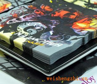 節(jié)日紙巾彩色印刷餐巾紙面巾紙高檔餐巾紙