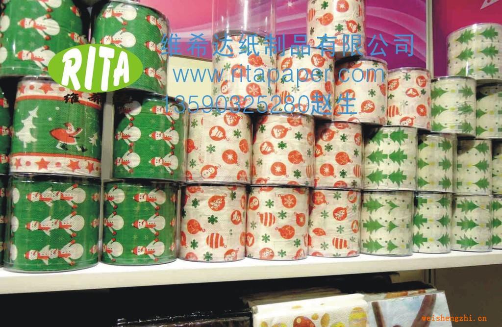 餐巾紙，印花精美卷筒紙，紙巾，印花餐巾紙，彩色餐巾紙