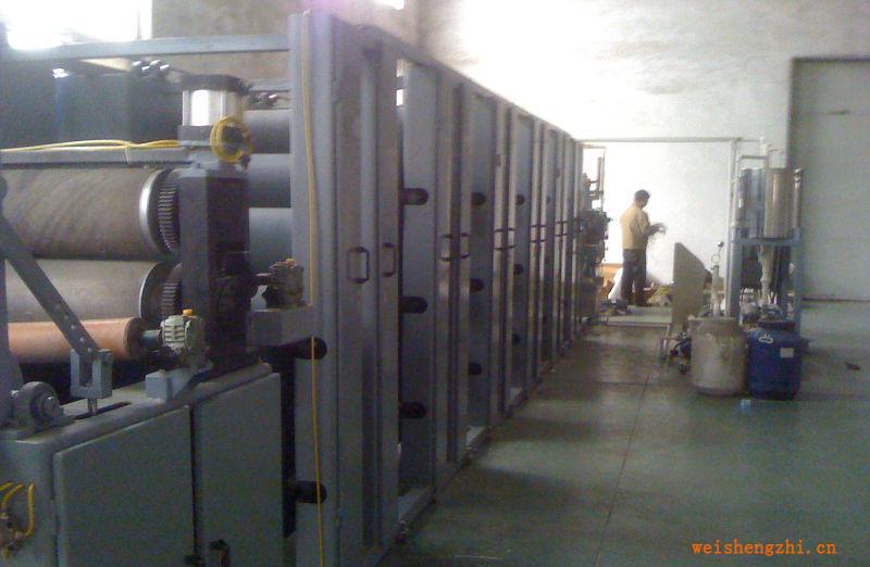 供應(yīng)熱合無(wú)塵紙表面上膠整理生產(chǎn)線(xiàn)/實(shí)現(xiàn)熱合轉(zhuǎn)化膠合