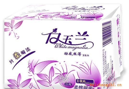 柔棉動(dòng)感絲薄衛(wèi)生巾