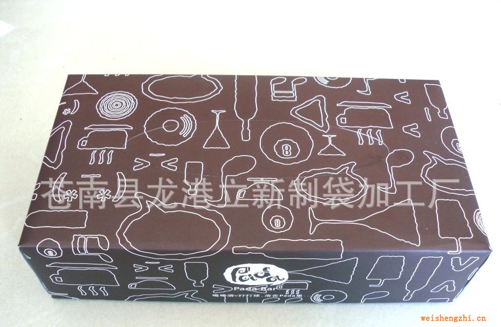 廠家直銷、定做抽式紙巾盒裝紙巾廣告紙巾