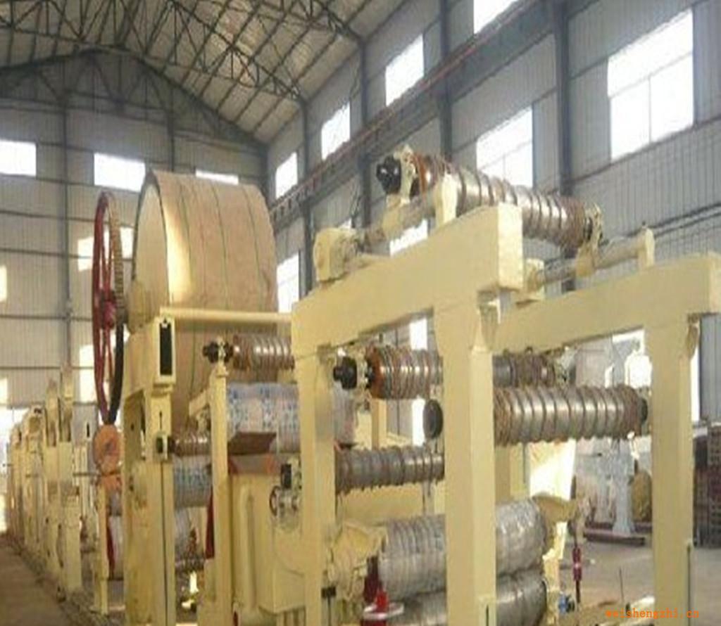 供應2200mm全自動造紙機，造紙設(shè)備，箱板紙造紙機廢紙造紙機