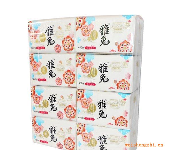 【廠家直銷】雅兔－花芯抽取式面紙，衛(wèi)生紙，高級卷紙，紙巾