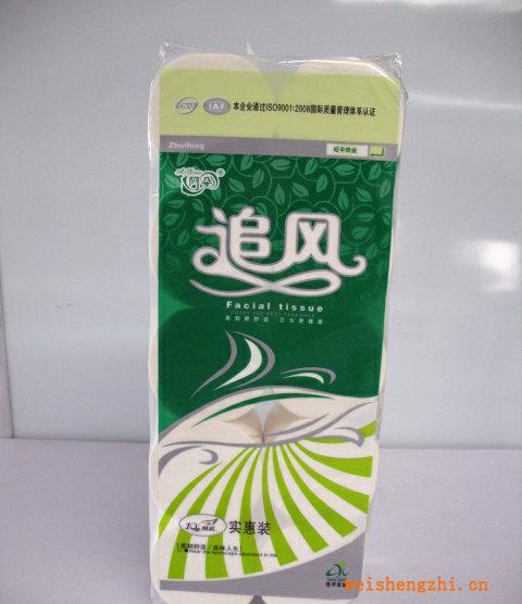 供應(yīng)：廠家直銷生活用紙10卷追風(fēng)白卷實(shí)惠裝