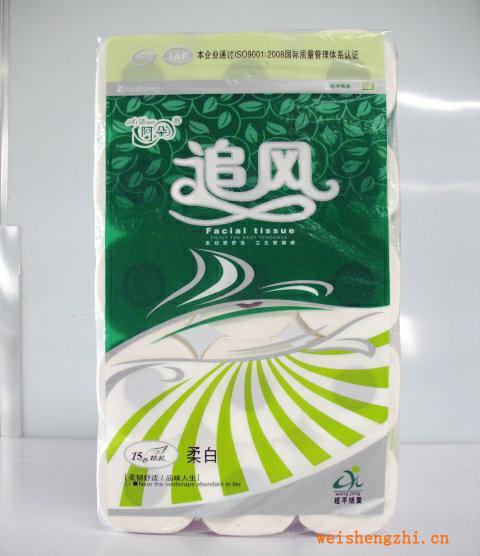 供應(yīng)：廠家直銷生活用紙15卷追風(fēng)柔白空芯白卷