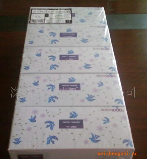 供應(yīng)加香味五盒裝抽紙，面巾紙，盒裝