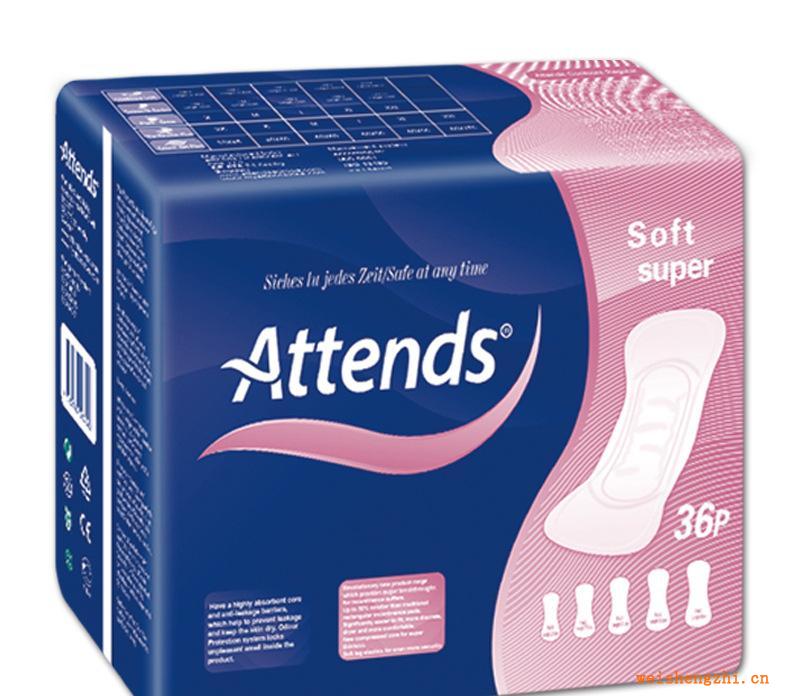 Attends成人紙尿片/成人尿不濕成人紙尿褲直條片/紙尿片