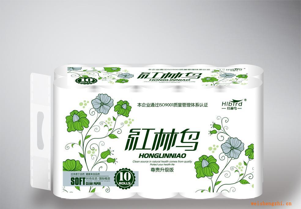 供貨商直銷紅林鳥(niǎo)原生漿紙衛(wèi)生紙手帕紙卷筒紙?zhí)崞放其N售