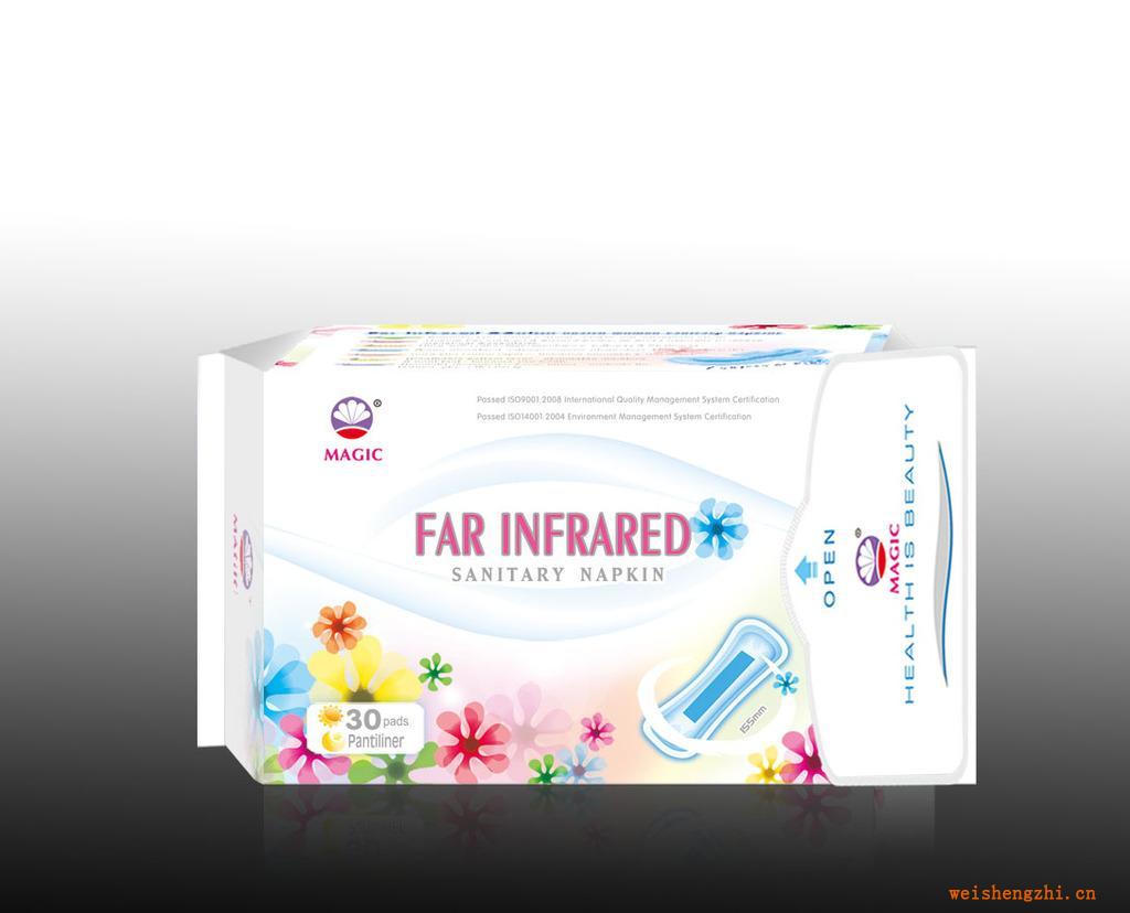 Far-IRANION出口英文版遠紅外負離子衛(wèi)生巾、衛(wèi)生護墊