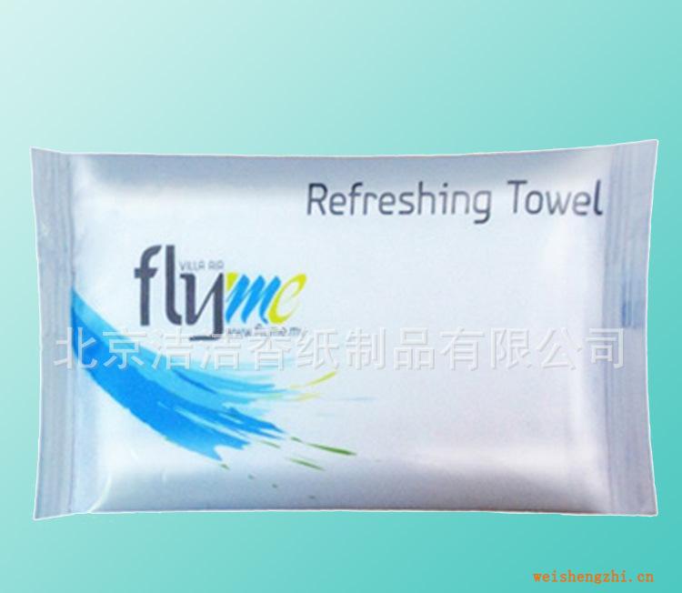 專用濕紙巾、酒店紙巾一次性濕巾，航空濕巾，濕紙巾