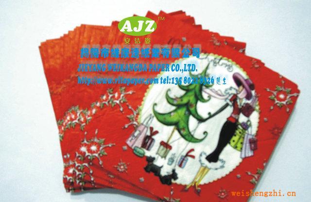 廠(chǎng)家直銷(xiāo)，高級(jí)酒店紙巾，荷包紙巾.餐巾紙，印花餐巾紙，抽紙