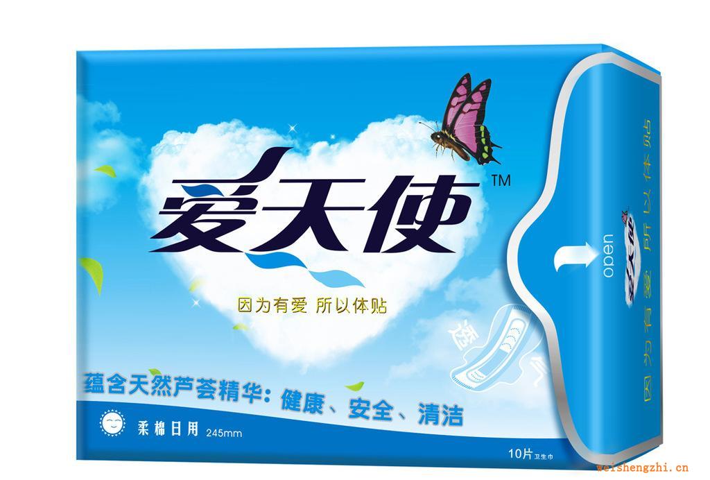 深圳廠家超強吸水鎖水愛天使衛(wèi)生巾全國招商