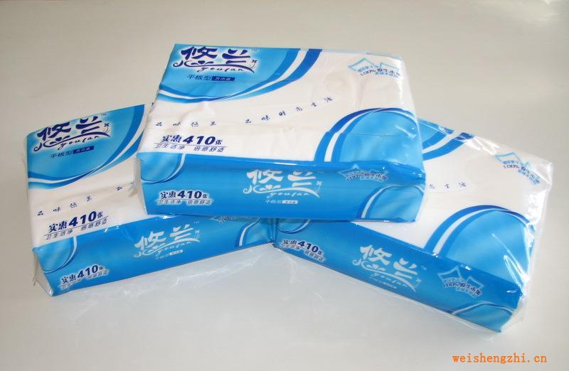 悠蘭方包面巾紙，平紋衛(wèi)生紙衛(wèi)生紙批發(fā)，方巾紙