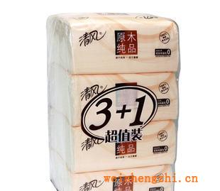 清風抽面原木純品抽取式面紙206*136mm2層