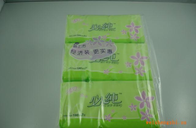 清風必純180軟抽面巾紙紙巾批發(fā)