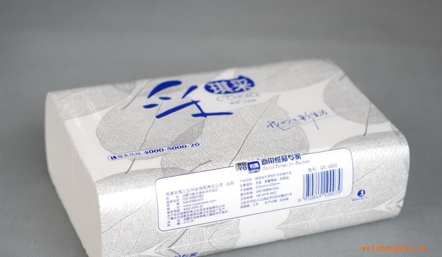 紙巾/搽手紙/琪采超厚半封擦手紙170抽/商用紙巾/抽紙