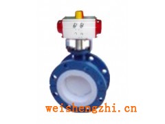 銷售D641F46-16C氣動(dòng)襯氟法蘭蝶閥