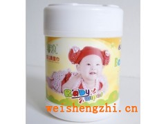 大連邦琪衛(wèi)生用品有限公司 |馨浪嬰兒濕巾無(wú)味黃色小桶60片