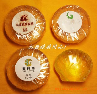 圓形透明香皂貝殼型透明香皂保鮮膜包裝