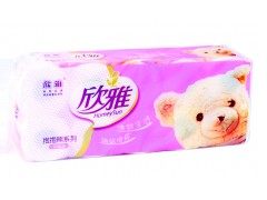 欣雅抱抱熊系列卷紙|陜西衛(wèi)生紙|卷紙廠家