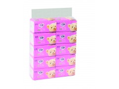 欣雅抱抱熊系列抽紙10連包|陜西衛(wèi)生紙|抽紙廠家