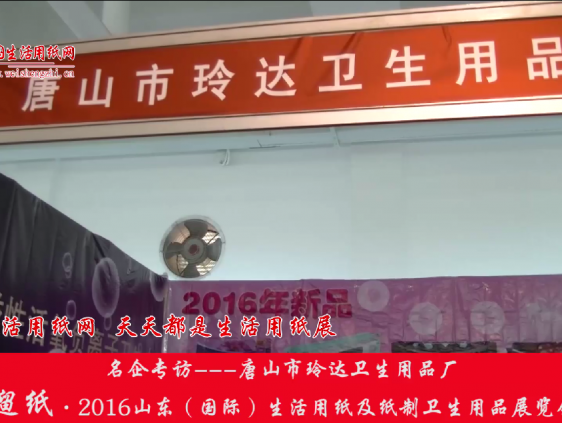 2016山東展會(huì)專訪唐山市玲達(dá)衛(wèi)生用品廠 (425播放)