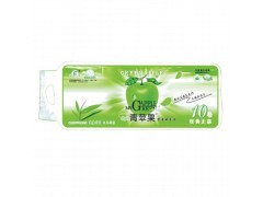 四川竹漿紙品牌廠家代理望風(fēng)青蘋果經(jīng)典無芯10卷扁卷