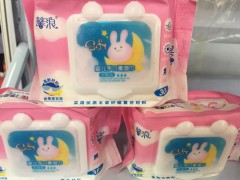 大連邦琪衛(wèi)生用品有限公司  馨浪嬰兒手口柔濕巾