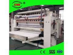 山東精諾機械廠家直供可定制V折壓花盒裝面巾紙機