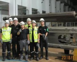 維美德中國(guó)首條生活用紙紙機(jī)靴輥大修圓滿完成